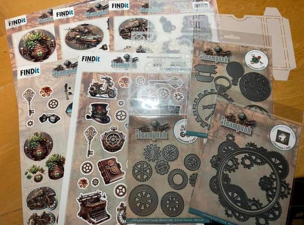 10 delige steampunk set berrie’s beauties NIEUW, Ophalen of Verzenden, Zo goed als nieuw, Overige thema's, Pons of Mal
