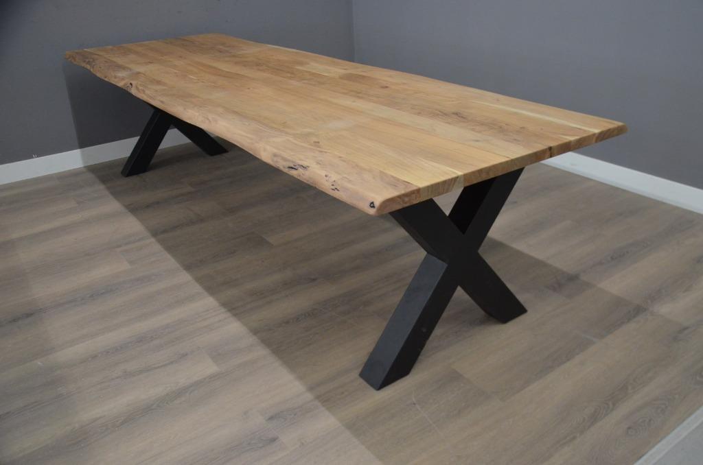 Industriële acacia eettafel 300 cm - Industriële acacia eett, Huis en Inrichting, Tafels | Eettafels, Overige houtsoorten, Vijf personen of meer
