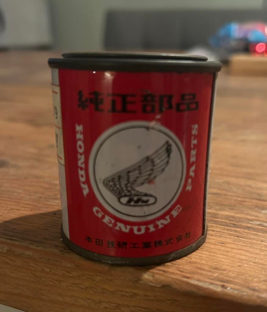 Verf vintage NOS Honda blikje paint, Verzamelen, Blikken, Verzenden, Zo goed als nieuw, Overige