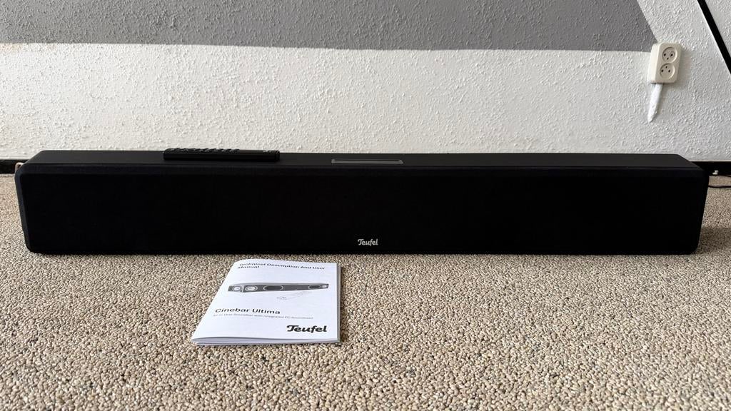 Teufel Cinebar Ultima - Krachtige Soundbar, Audio, Tv en Foto, Ophalen, Bluetooth, Zo goed als nieuw