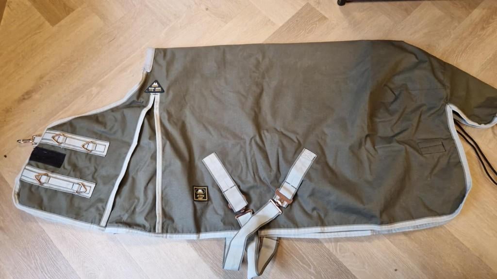 MHS Glacier regendeken met fleece voering - 135cms, Dieren en Toebehoren, Gebruikt, ,, Ophalen of Verzenden, ,