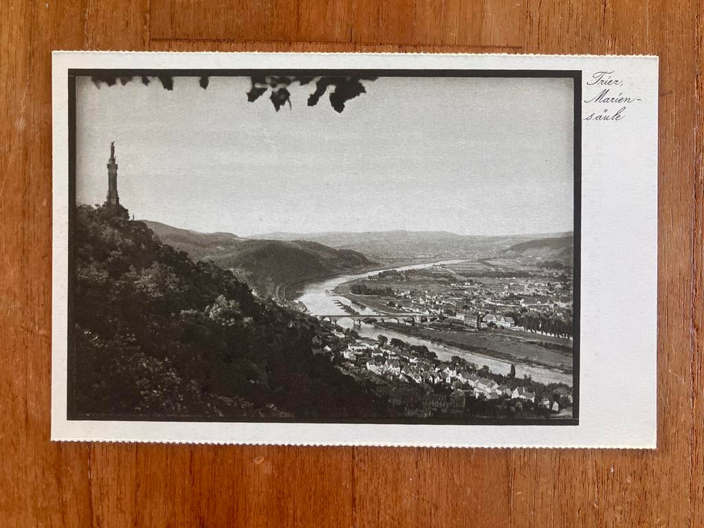 Trier, Mariensäule, Ophalen of Verzenden, 1940 tot 1960, Ongelopen, Duitsland