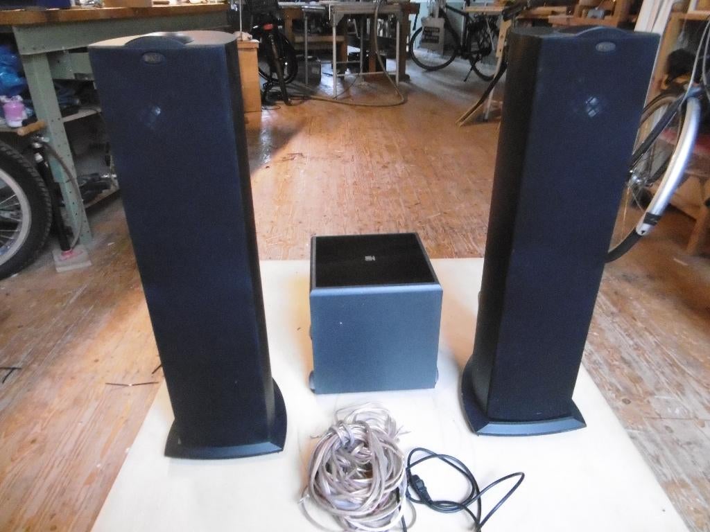 KEF boxen, Gebruikt, 60 tot 120 watt, Front, Rear of Stereo speakers, Ophalen