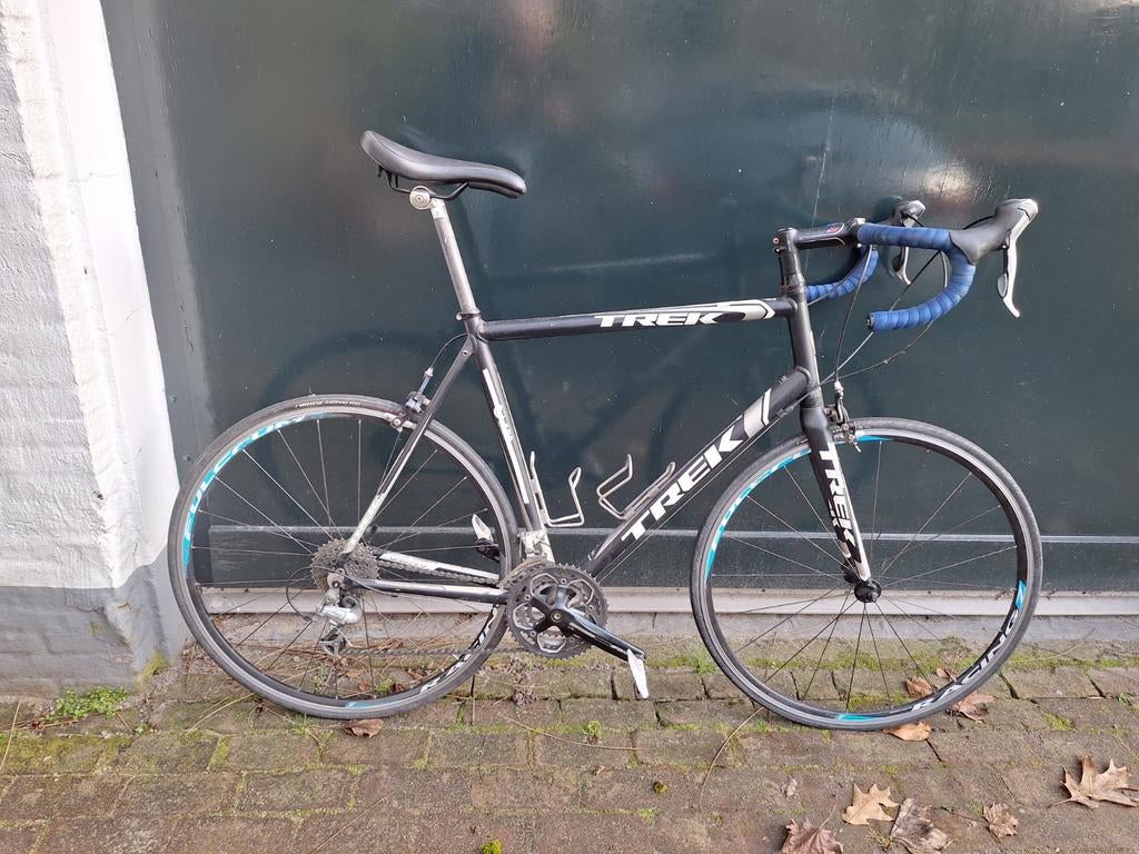 Trek racefiets framemaat 61, Fietsen en Brommers, Fietsen | Racefietsen, Gebruikt, Staal, Heren, 61 tot 65 cm