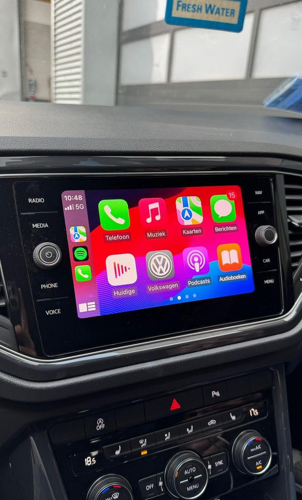 Volkswagen radio Discover Pro MIB 2 8’inch incl. inbouw!, Ophalen, Zo goed als nieuw, Vw, Vw