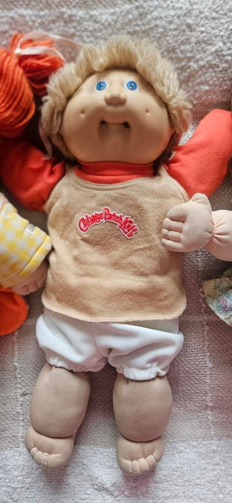 Cabbage Patch Kid doll, Ophalen of Verzenden, Zo goed als nieuw, Stoffen beer, Overige merken
