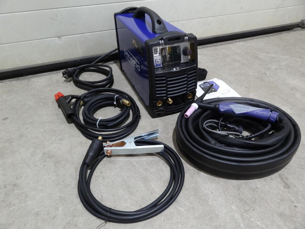 Nieuw Tig lasaparaat Parweld XTT 212Di AC/DC Puls 230 Volt, Ophalen of Verzenden, Nieuw, 150 tot 250 ampère, Tig