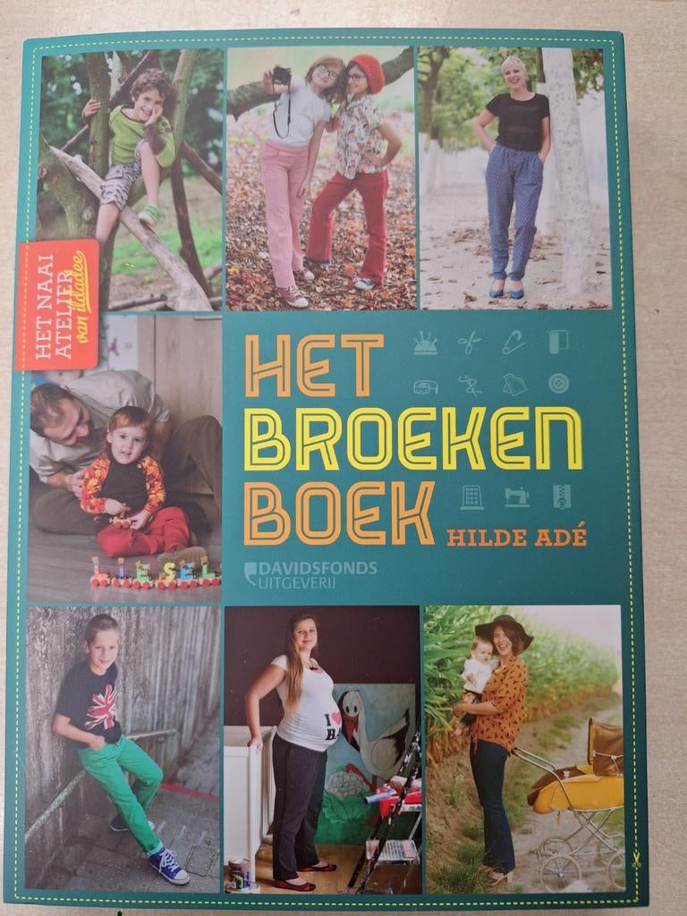 Het Broekenboek: 12 broekpatronen met uitleg, Ophalen of Verzenden, Zo goed als nieuw, Borduren en Naaien, Hilde Adé
