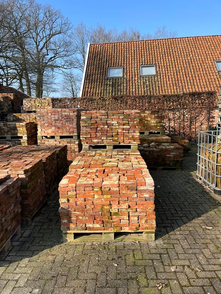 Oude gebruikte gebikte metselstenen, Ophalen of Verzenden, Gebruikt, Bakstenen
