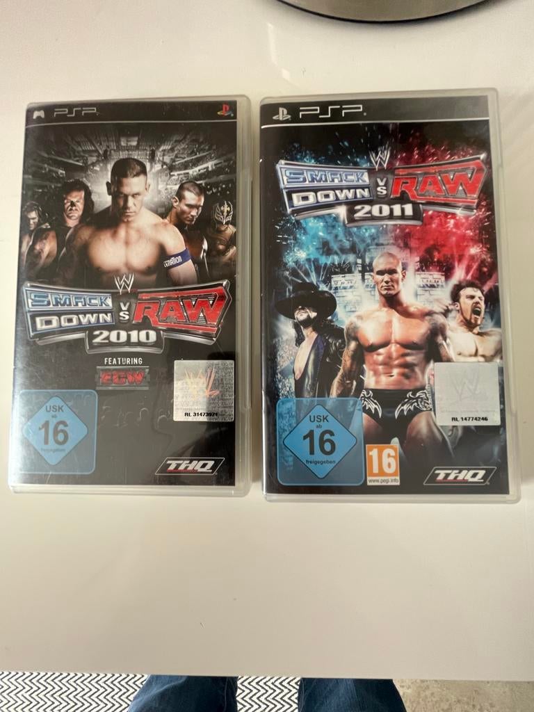 WWE Smackdown vs Raw 2010 & 2011 PSP, Spelcomputers en Games, Games | Overige, Ophalen, Gebruikt, Vechten, 1 speler