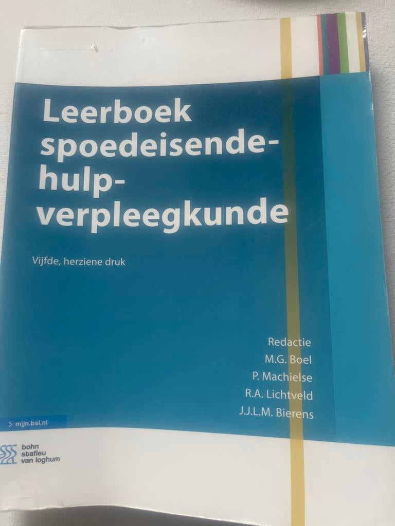 Leerboek Spoedeisendehulp-verpleegkunde, Boeken, Ophalen of Verzenden, Beta, Gelezen, HBO