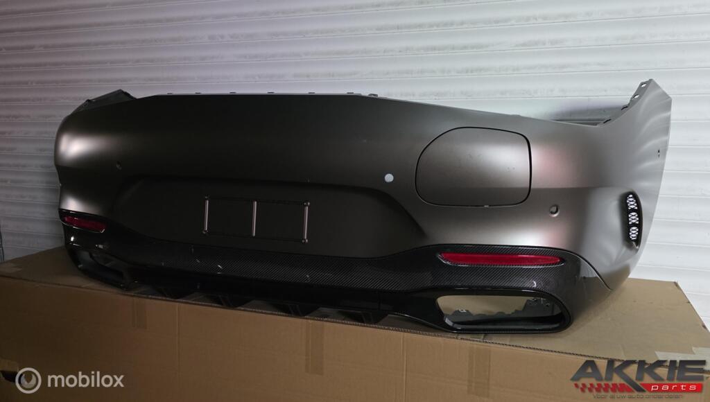 Mercedes SL 63 Bumper ACHTER AMG CARBON W232 A2328805001, Gebruikt, Voor, Ophalen of Verzenden, Bumper