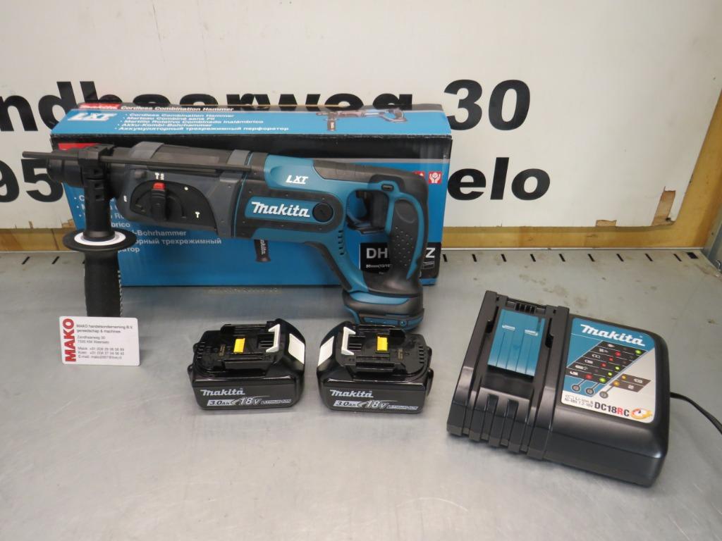Makita DHR241 accu combihamer met accu's en lader nieuw, Makita, Nieuw, Zandhaarweg, Ophalen of Verzenden