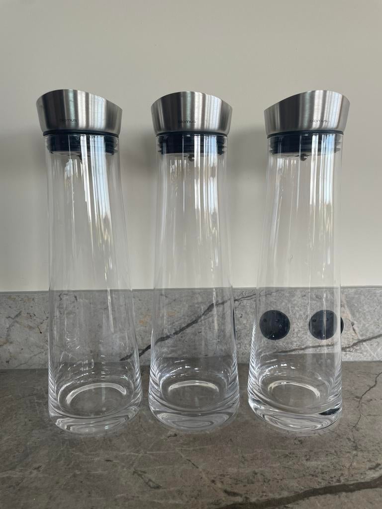 Blomus waterkaraf Acqua 1,5 liter, Ophalen of Verzenden, Overige stijlen, Kop(pen) en/of Schotel(s), Glas