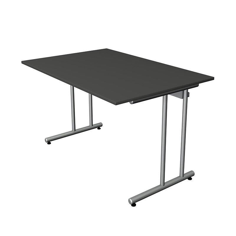 Bureau Profi antraciet 120x80 cm - Slijtvast blad, Verzenden, Nieuw, Aylvalan 5 Bakkeveen, Meubelen-Online.nl