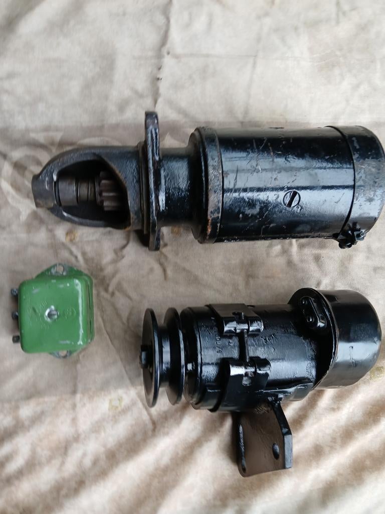 Startmotor 6 volt linksdraaiend, Dynamo, Regelaar, Ophalen of Verzenden