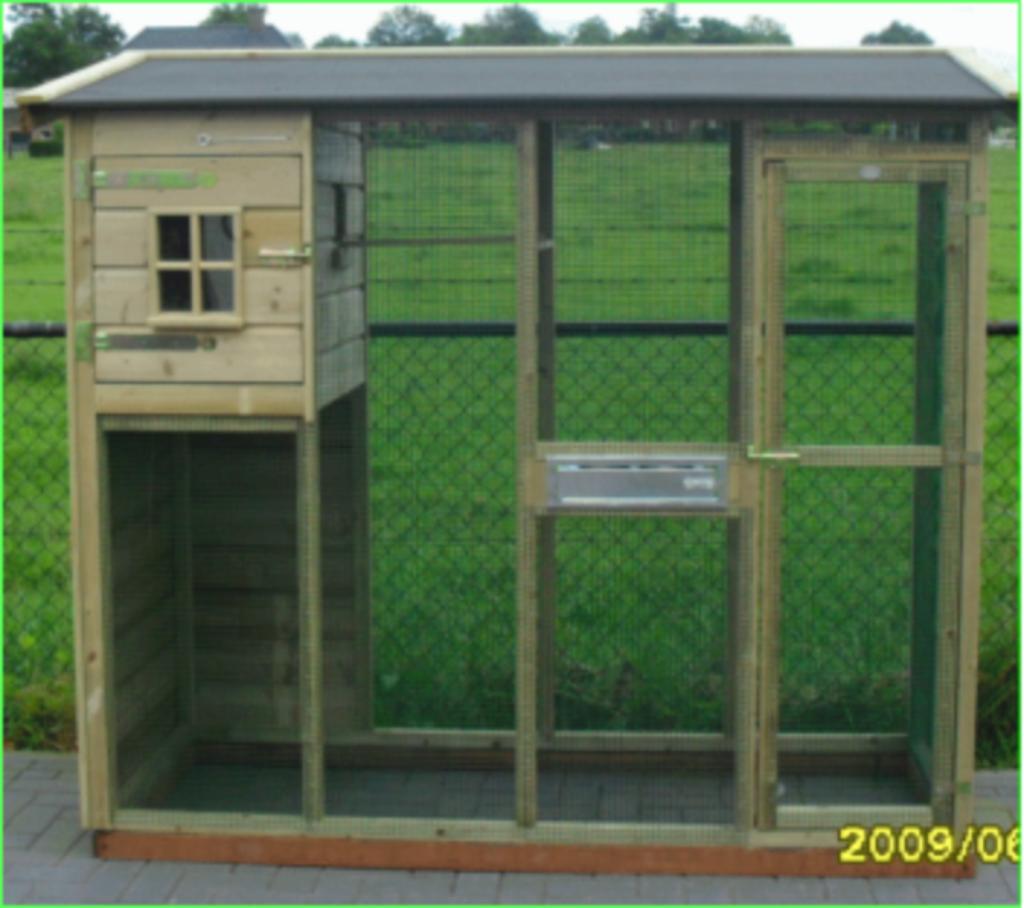 maatwerk 🔨🪚🪛VOLIERE -- met sluis -- ONDERHOUDSVRIJ🦜, Ophalen, Nieuw, Hout, Volière