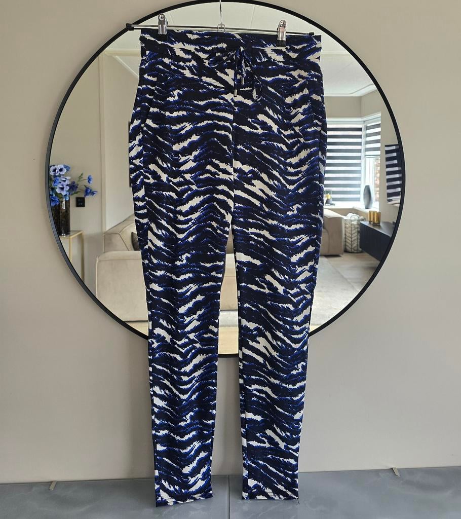 &Co Woman Travel Broek Maat M, Maat 38/40 (M), Blauw, &Co Woman, Ophalen of Verzenden