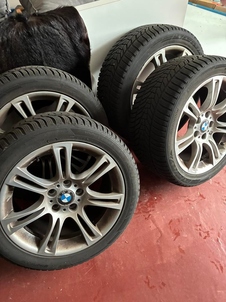 Winterbanden bmw 5 serie, Auto-onderdelen, Banden en Velgen, 18 inch, Gebruikt, 275 mm, Banden en Velgen