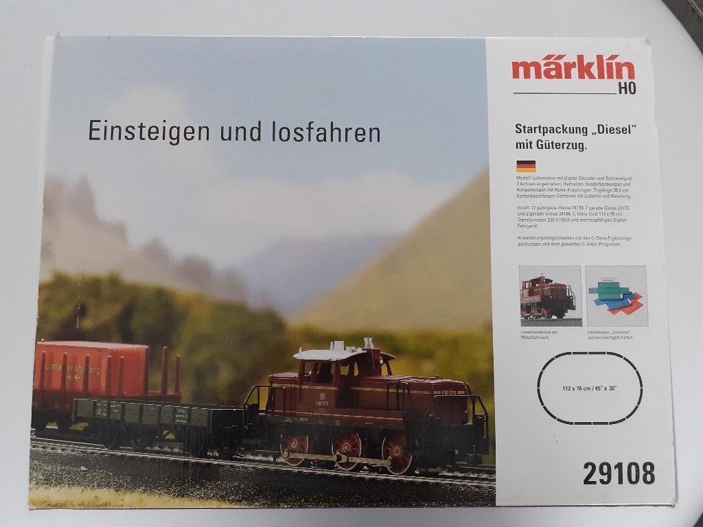 Märklin Startset "Diesel" Delta Digitaal (art.nr 29108), Hobby en Vrije tijd, Wisselstroom, Treinset, Ophalen of Verzenden, Zo goed als nieuw