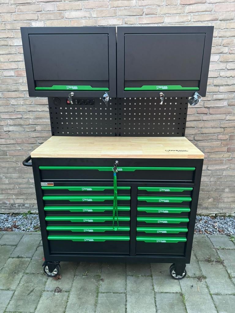Gloednieuwe gereedschapskar Stahlwerk, Ophalen, Nieuw