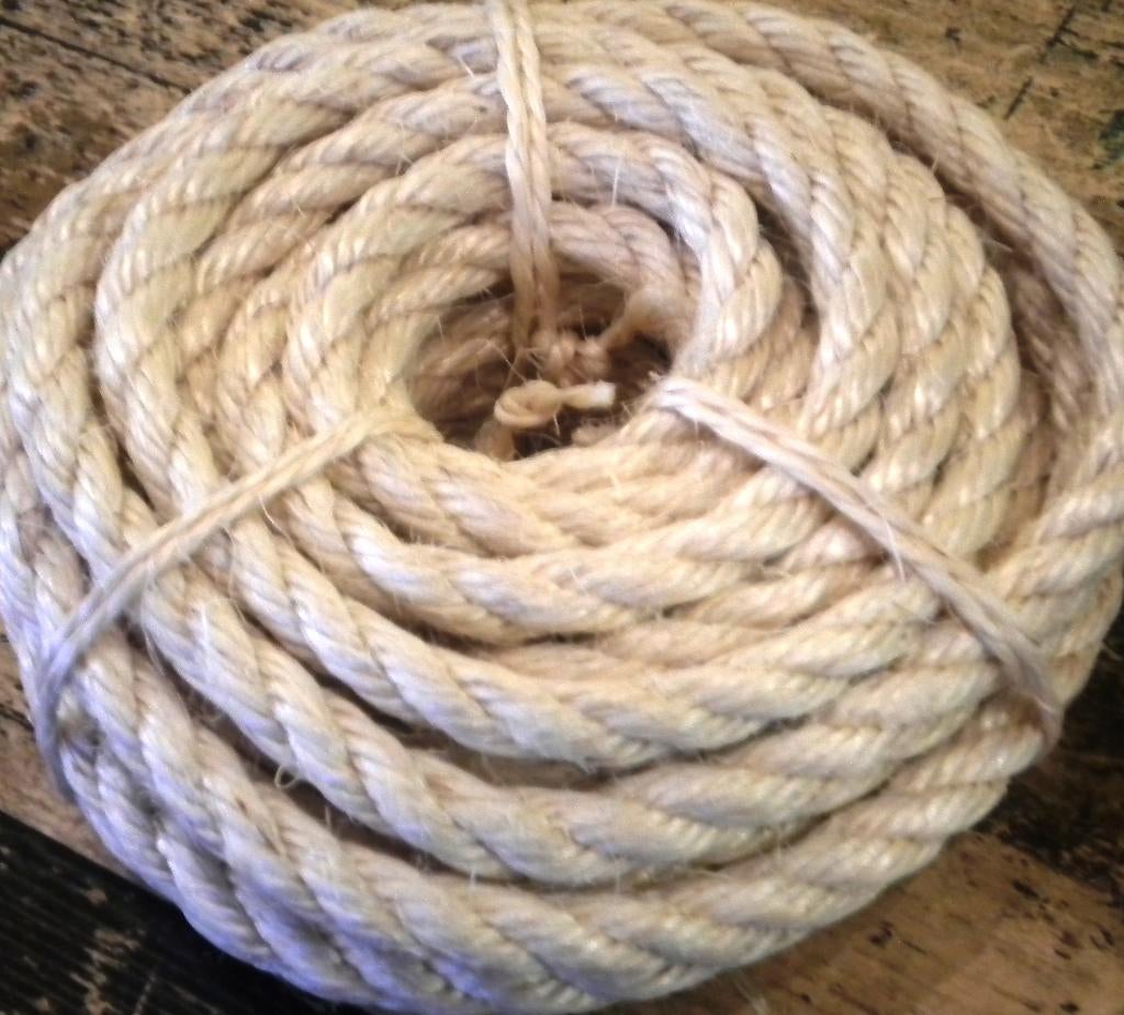 TOUW SISAL 10mm trossen a 10mtr., Ophalen, Nieuw