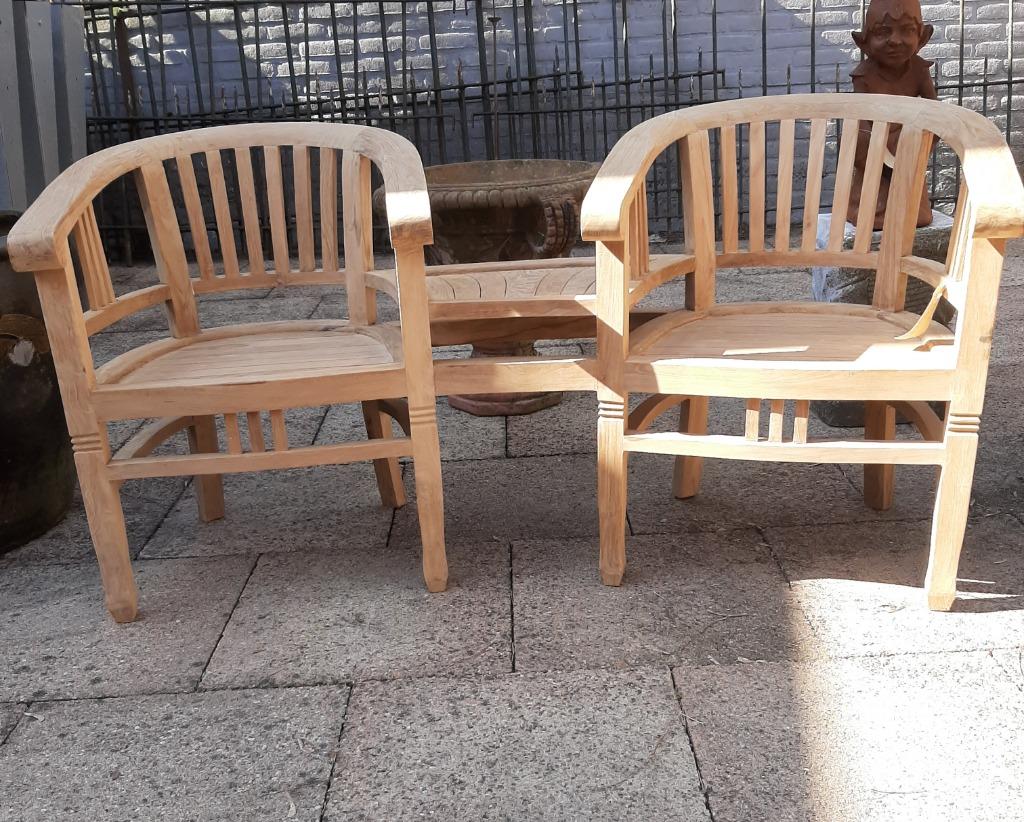 Teakhouten tuinbank, Tuin en Terras, Verzenden, Nieuw, NIET, NIET