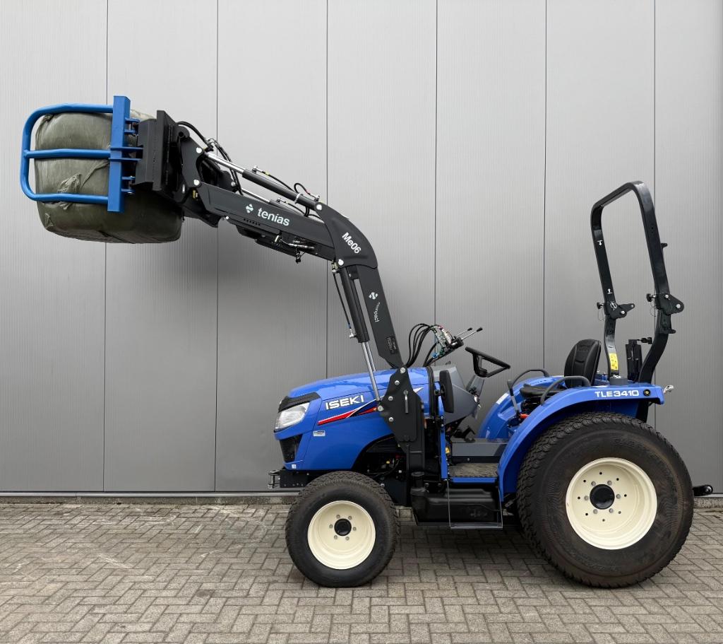 Iseki TLE3410 40PK - 4WD - Voorlader - Midi Balenklem - BTW, Zakelijke goederen, Agrarisch | Tractoren, Gebruikt, Tot 2500, Tot 80 Pk