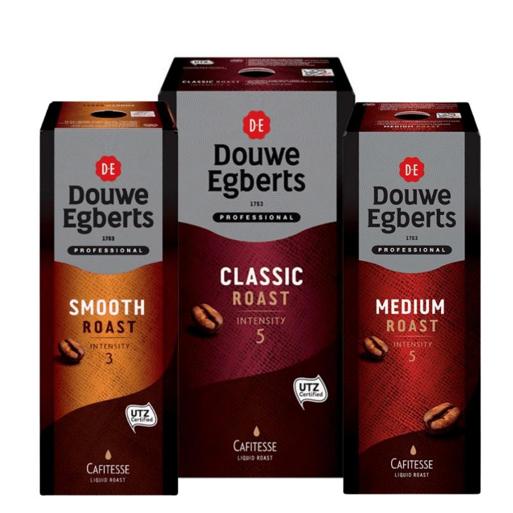 Gevraagd: Douwe Egberts Koffie (Cafitesse, Bonen, Instant), Witgoed en Apparatuur, Koffiezetapparaten, 10 kopjes of meer, Koffiemachine