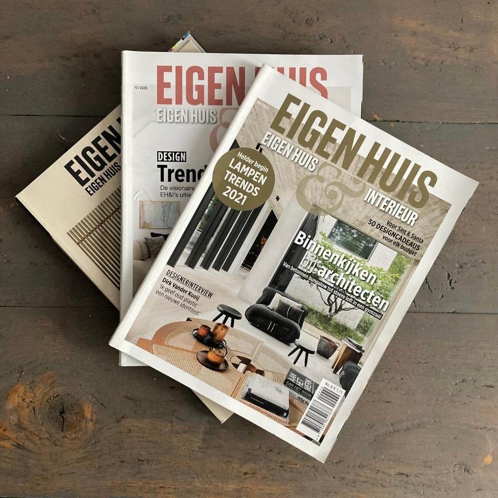 Eigen Huis en Interieur - 3 nummers (2020-2021), Ophalen of Verzenden, Gelezen, Overige typen
