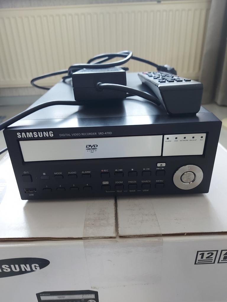 Samsung Recorder DVR SRD-470D 4 Channel, Ophalen of Verzenden, Zo goed als nieuw, Samsung