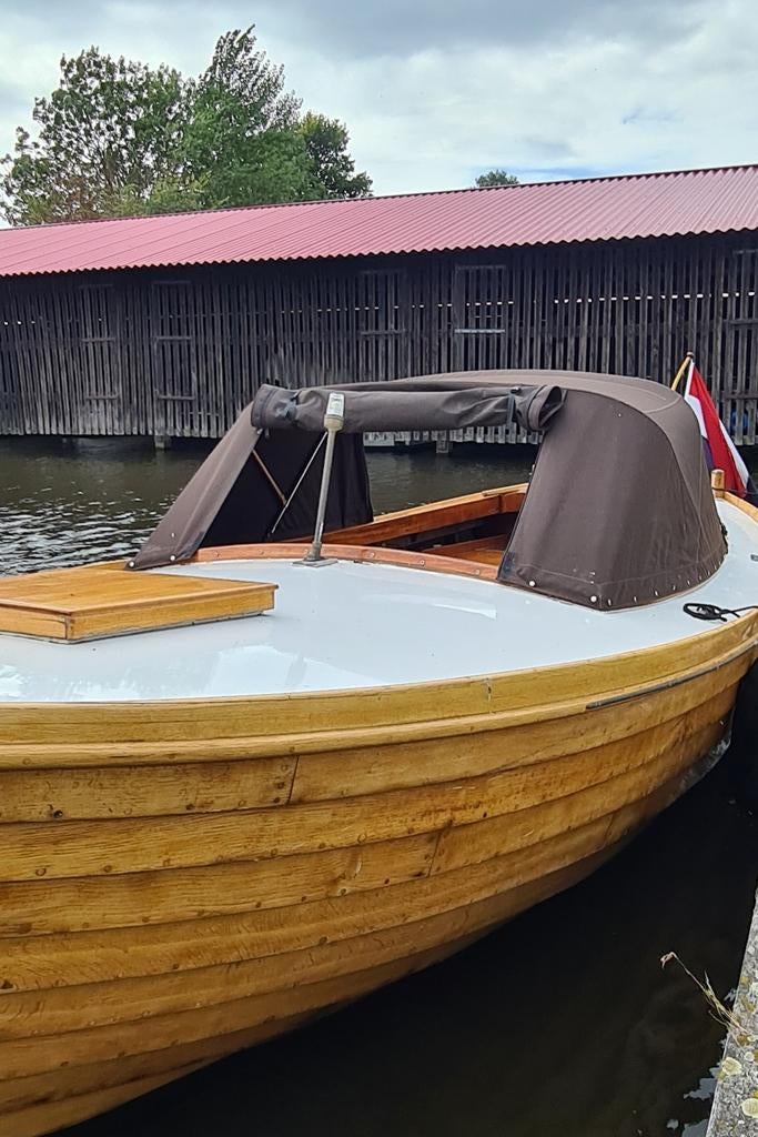 Overnaadse eiken houten sloep, Watersport en Boten, Ophalen, Diesel, Binnenboordmotor