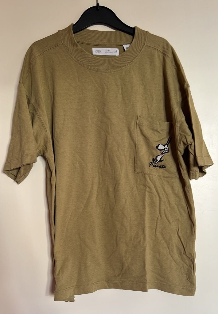 zara tshirt snoopy peanuts maat 140, Kinderen en Baby's, Kinderkleding | Maat 140, Verzenden, Zo goed als nieuw, Zara, Shirt of Longsleeve