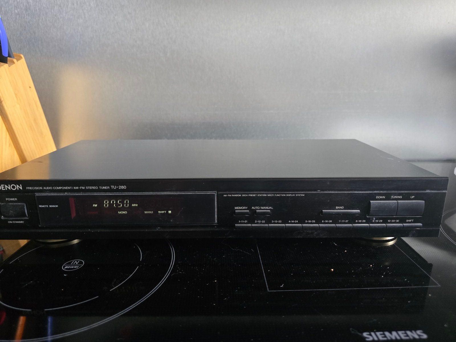 Denon TU-280 FM/AM Stereo Tuner, Ophalen, Gebruikt, Analoog