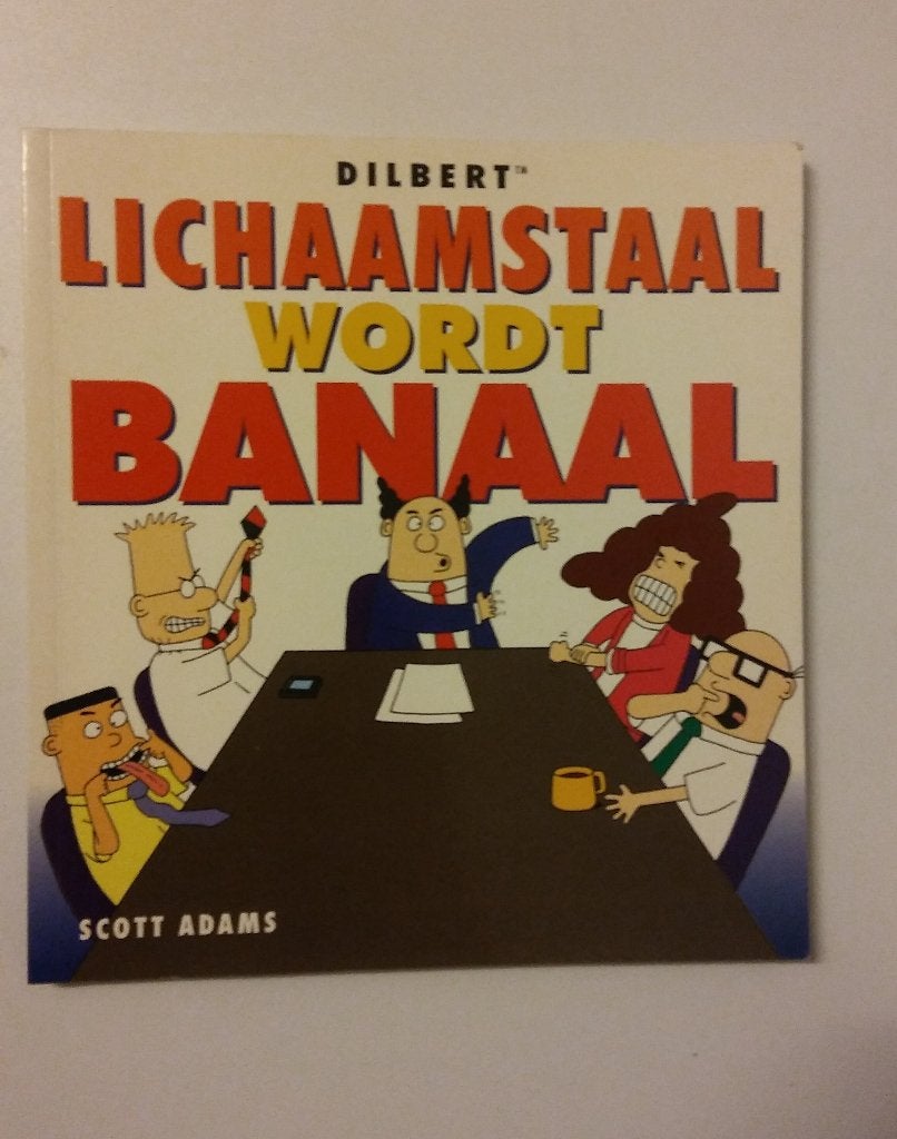 Dilbert Lichaamstaal wordt Banaal Scott Adams strip uitgave, Boeken, Stripboeken, Eén stripboek, Verzenden, Gelezen