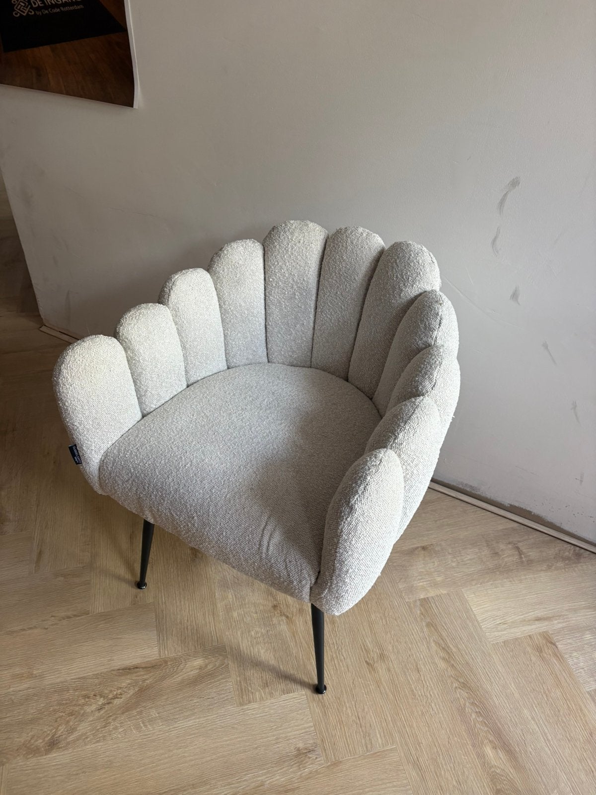 5 nieuwe eettafel/woonkamer stoelen, Ophalen, Zo goed als nieuw, 75 tot 100 cm