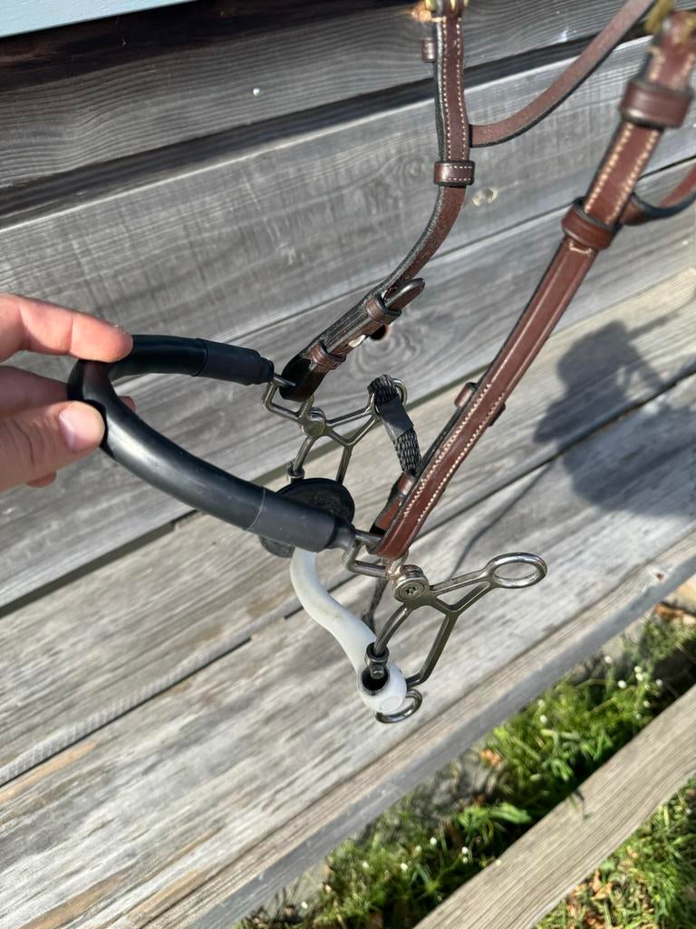 Trust hackamore combi bit 13,5, Ophalen of Verzenden, Zo goed als nieuw, Springen