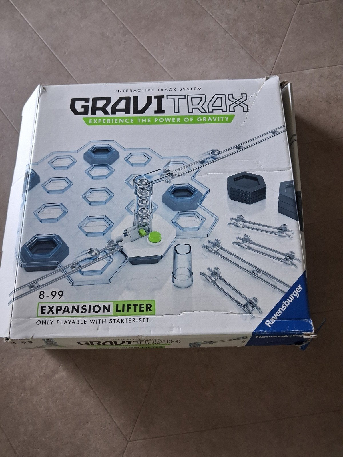 Grote GraviTrax set met veel uitbreidingen en knikkers, Ophalen