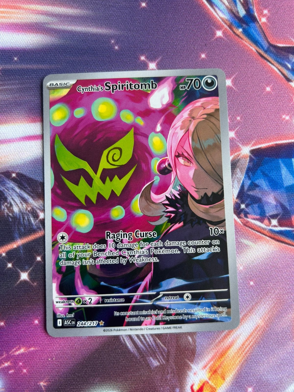 Cynthia spiritomb. Pokemon, Ophalen of Verzenden, Zo goed als nieuw