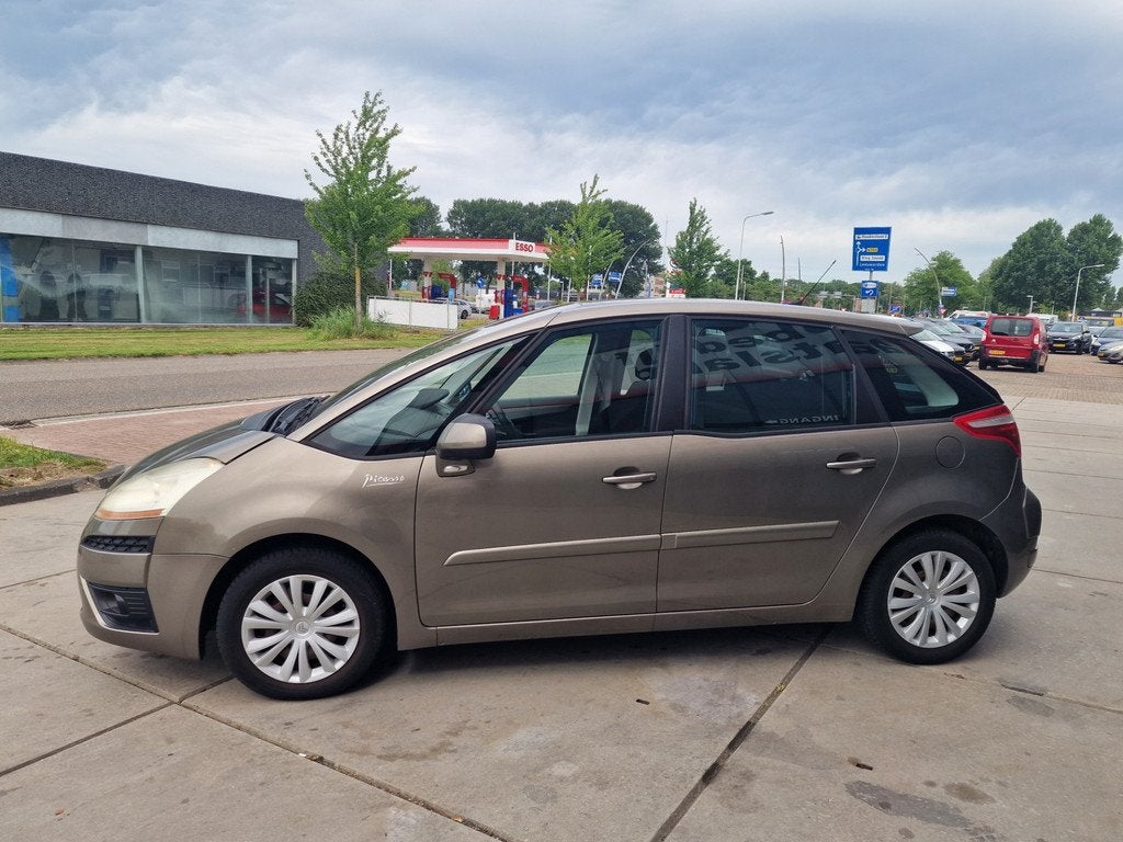 Citroen C4 Picasso 1.8-16V Ambiance 5p. - Clima - Cruise - E, Auto's, Gebruikt, Zwart, 4 cilinders, Bruin
