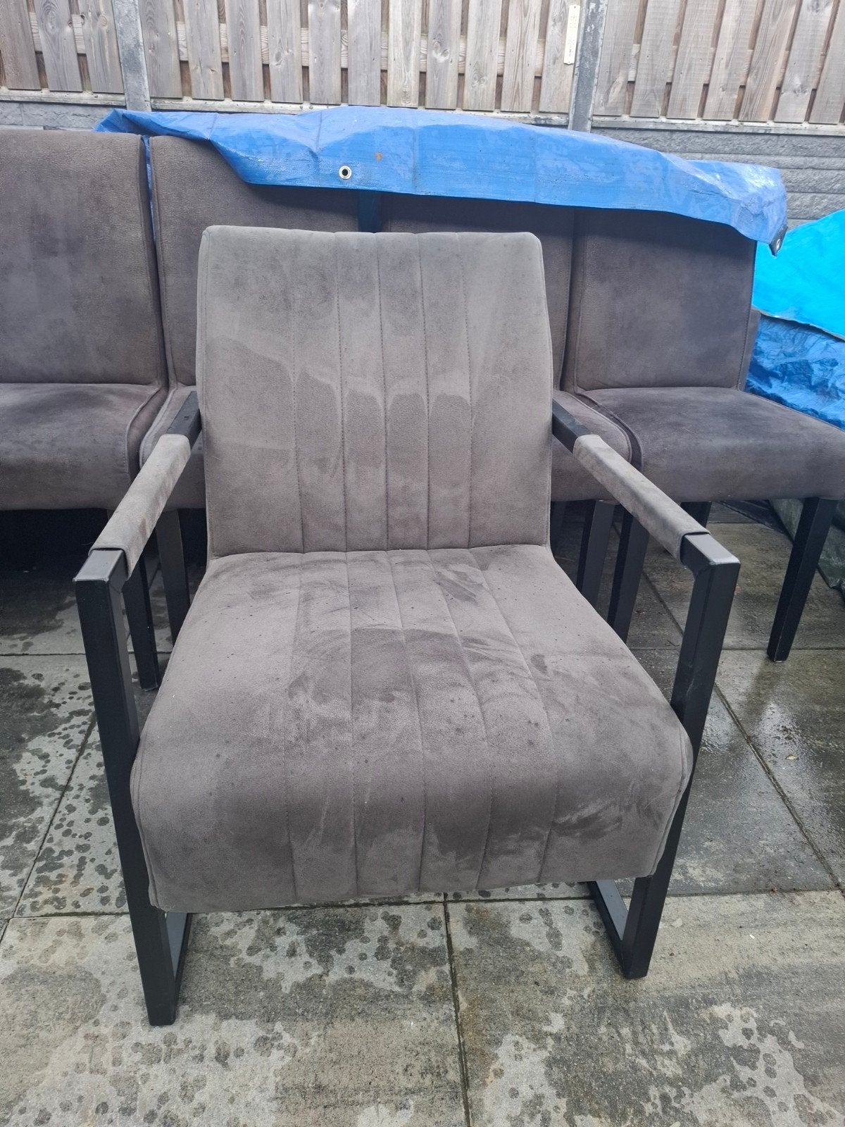 Relax fauteuil grijs, Ophalen