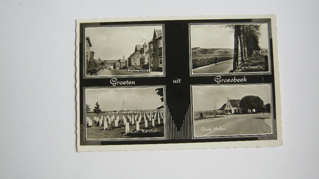 Ansichtkaarten Nederland, TC 6-51 Groeten uit Groesbeek 4 lk, Verzenden, 1960 tot 1980, Gelopen, Noord-Brabant