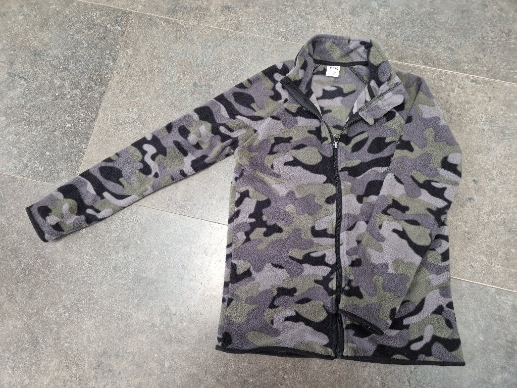 JFK camouflage fleecevest, maat 134/140, Trui of Vest, Ophalen of Verzenden, Zo goed als nieuw, Jfk