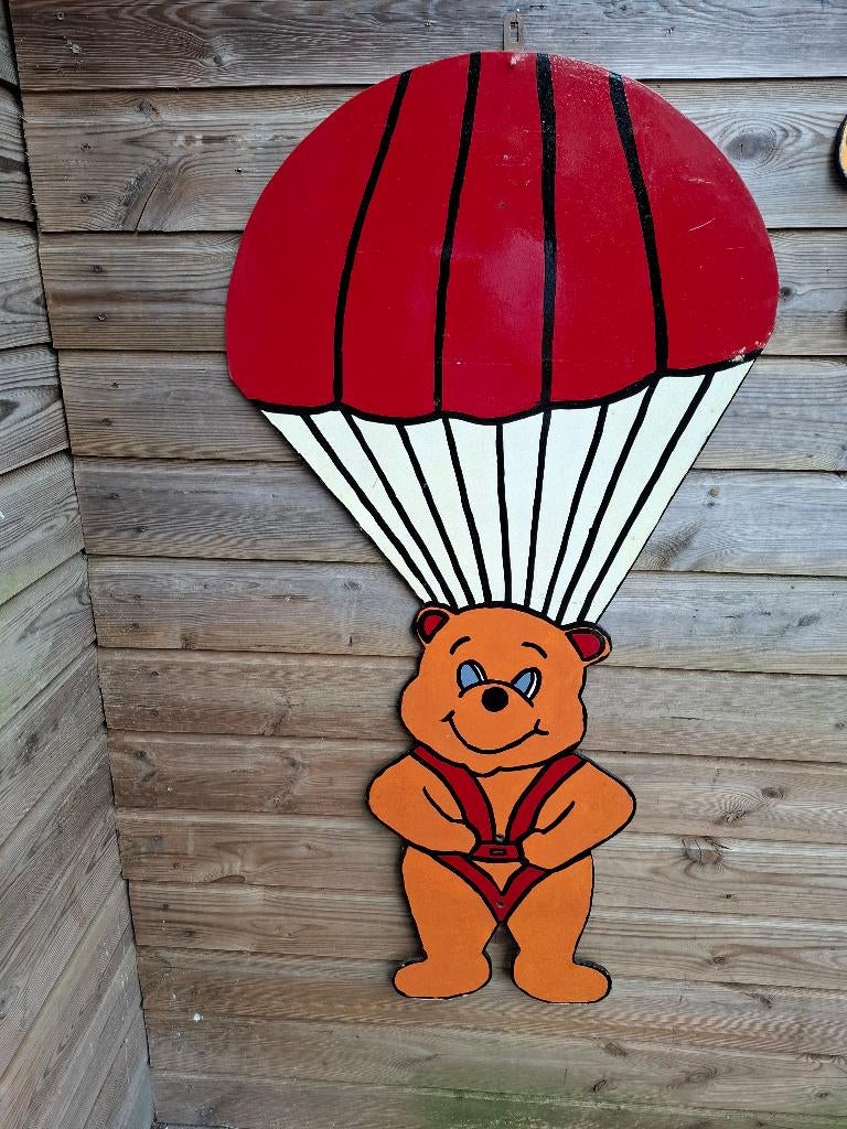 geboortebord met stok, Kinderen en Baby's, Kraamcadeaus en Geboorteborden, Ophalen, Gebruikt, Geboortebord