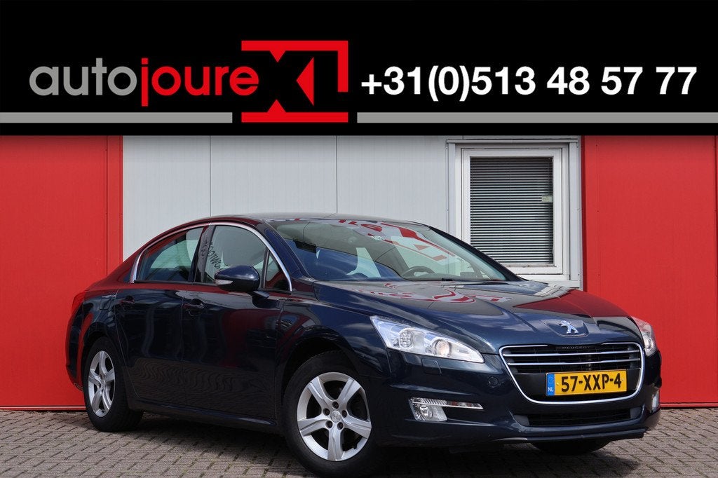 Peugeot 508 2.0 HDi 141pk Active | HUD | Premium Plus-pakket, Auto's, Peugeot, Euro 5, Stof, Gebruikt, Zwart