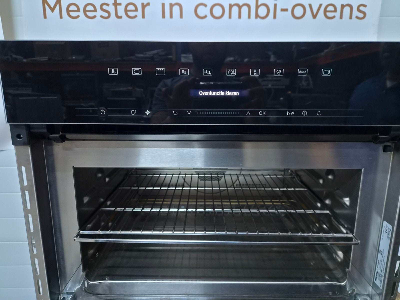 Miele H7140 BM Inbouw Combi-oven met Magnetron – Nieuwstaat, Combimagnetron, Crisp, Ophalen of Verzenden, Zo goed als nieuw