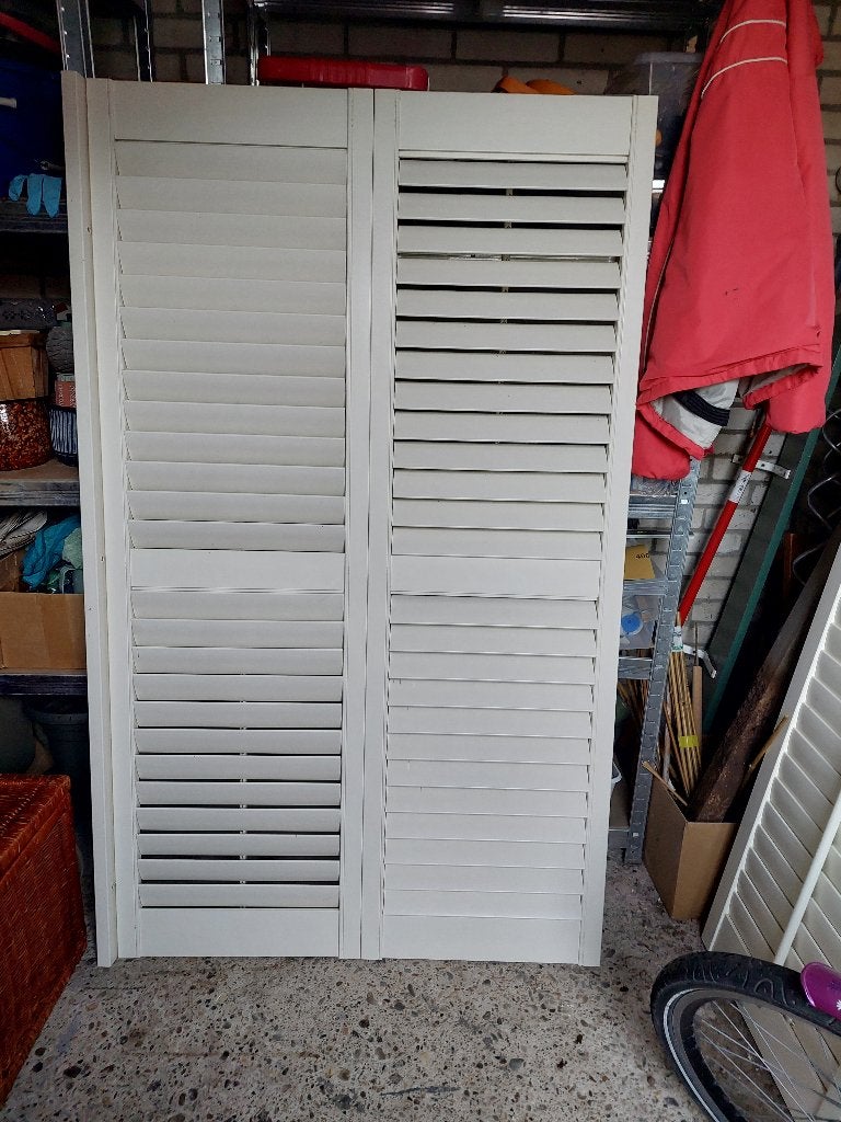 Shutters (2 stuks) - 96x152,5 cm - zgan, passen niet, Ophalen, Zo goed als nieuw