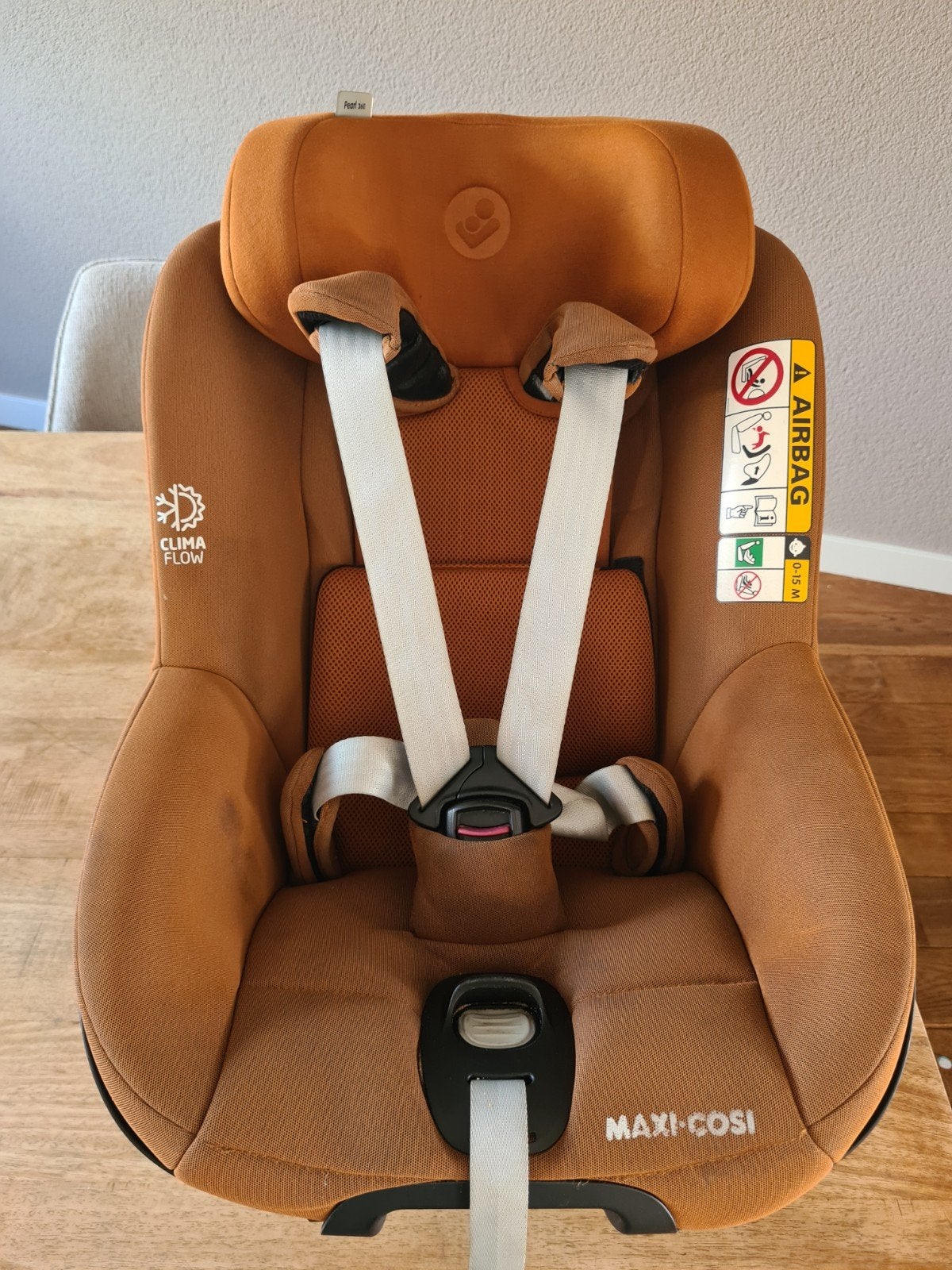 Maxi Cosi Pearl 360 autostoel, Ophalen, Verstelbare rugleuning, 0 t/m 18 kg, Zo goed als nieuw
