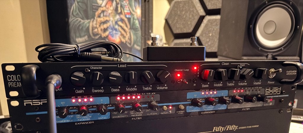 Kartakau Colossus preamp TE KOOP!, Muziek en Instrumenten, Ophalen of Verzenden, Nieuw, Gitaar, Minder dan 50 watt