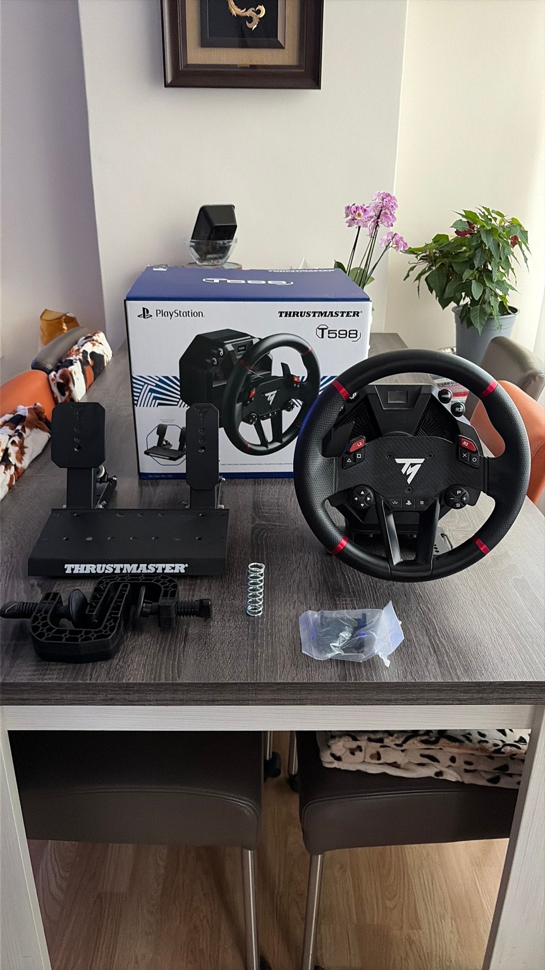 Thrustmater T598, Ophalen, Zo goed als nieuw, Stuur of Pedalen, PlayStation 4